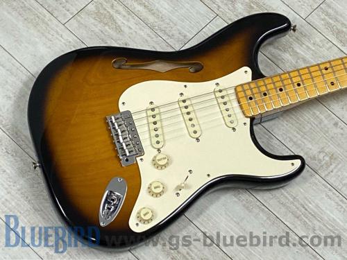 Fender Eric Johnson Stratocaster Thinline 2-Color Sunburst 2018年製