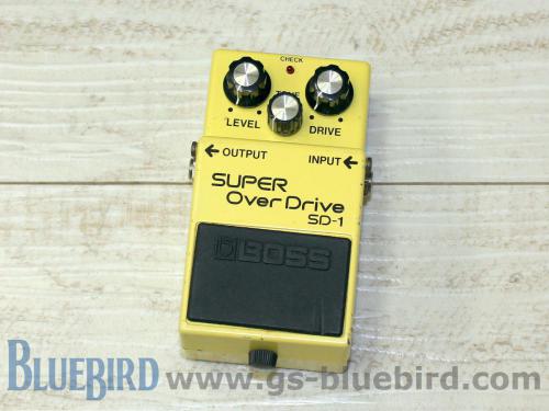BOSS SD-1 SUPER Over Drive MADE IN JAPAN JRC4558DD 1985年製